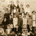 Hog Island schoolchildren and their teachers, circa 1924.  Photo courtesy Yvonne Widgeon.